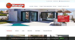 Desktop Screenshot of mareta-nekretnine.hr